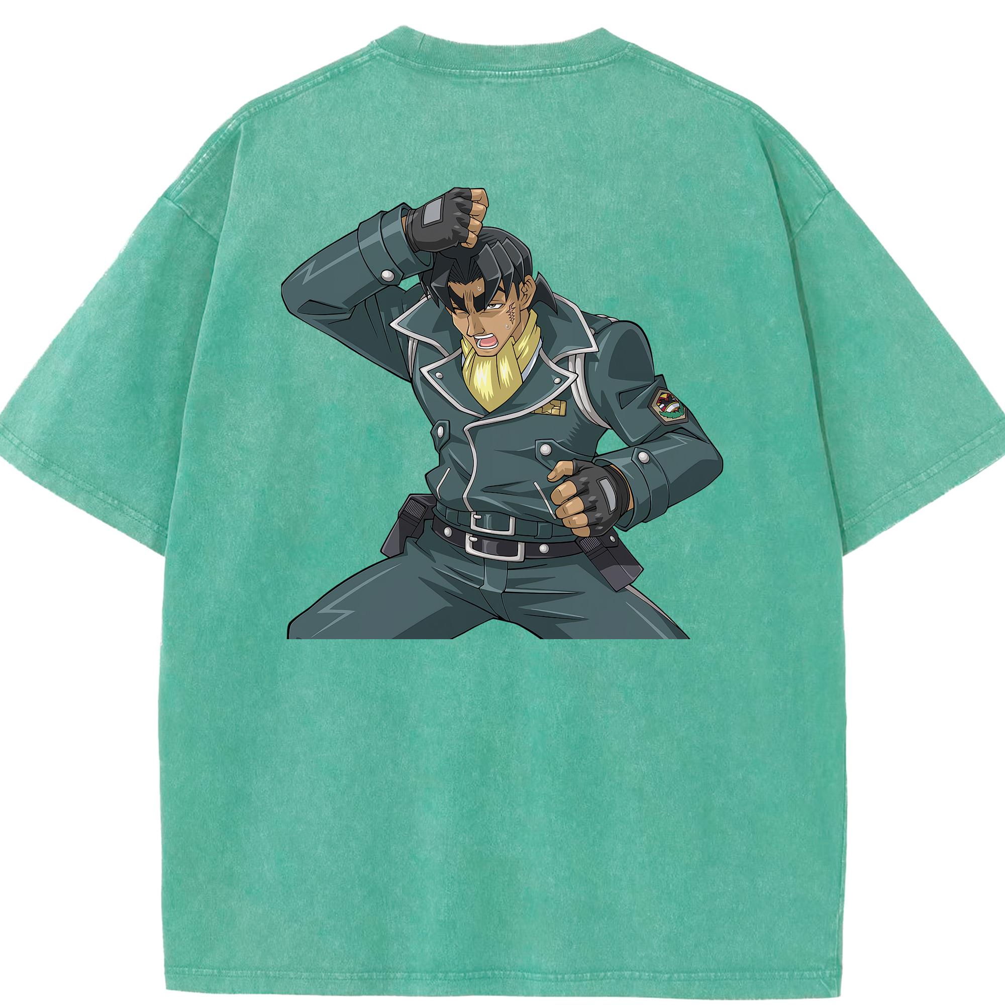 （画像用） 遊☆戯☆王 Yu-Gi-Oh! 綿100% ヴィンテージ風 半袖Tシャツ（背面プリント）